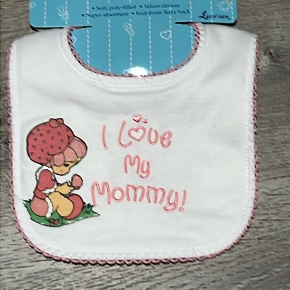 Vintage Precious Moments Pink Bib